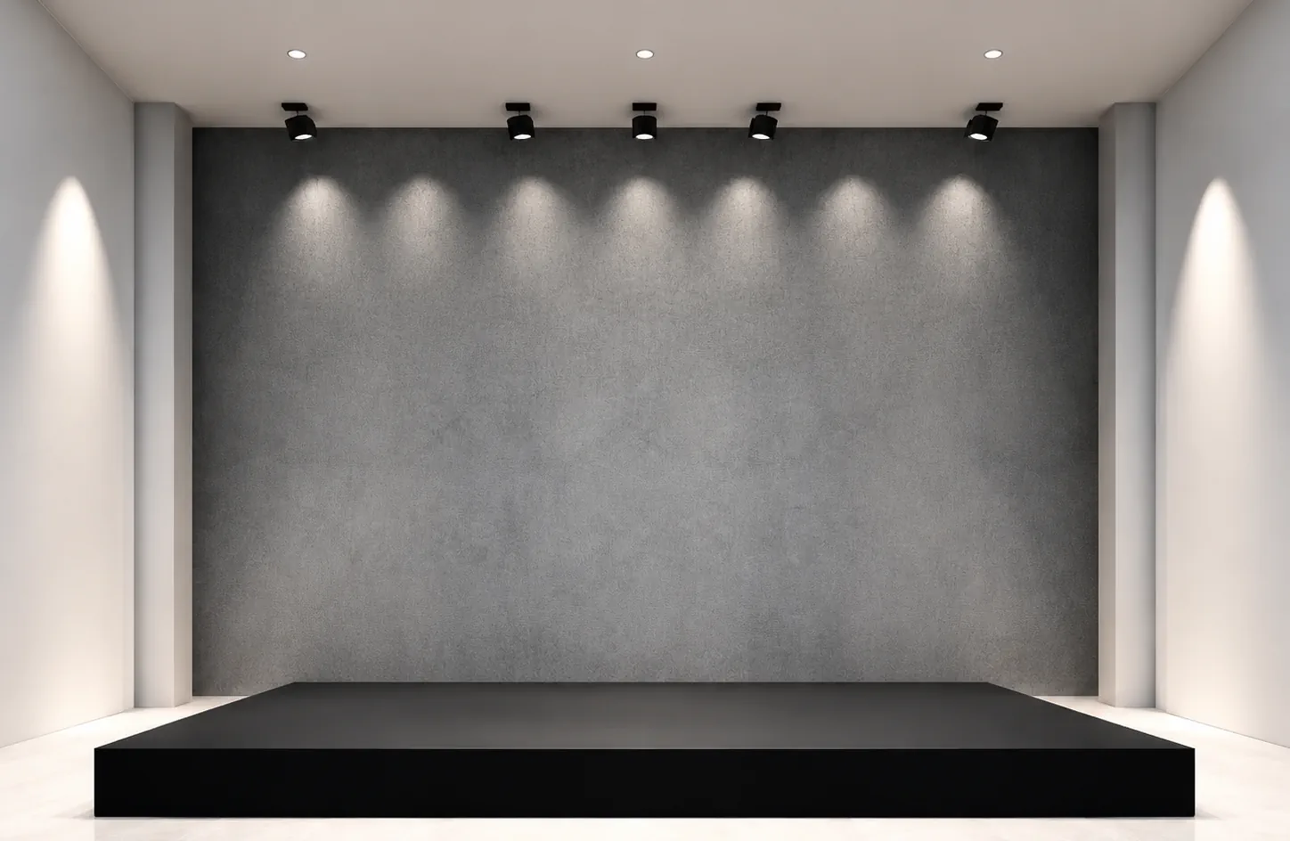 Graduation podium stage